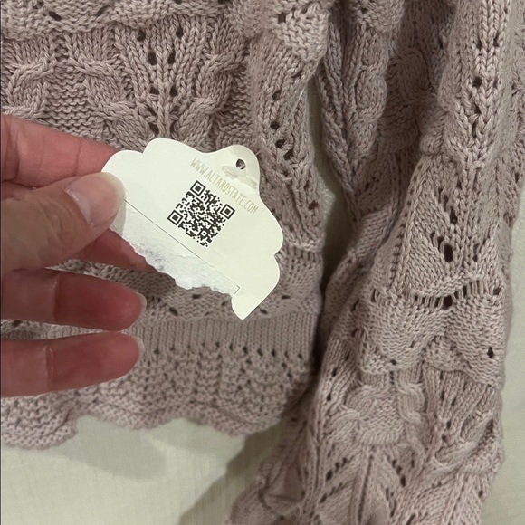 Altar’d State cropped bell sleeve sweater - NEW - Picture 3 of 5